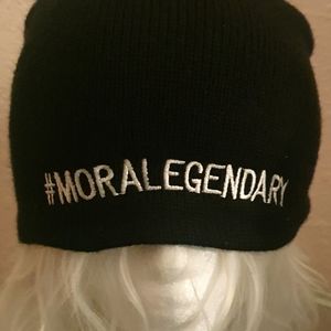 Unisex black beanie